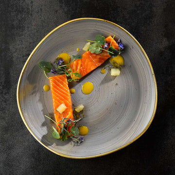 Peppercorn Grey Organic Plate 28.6cm